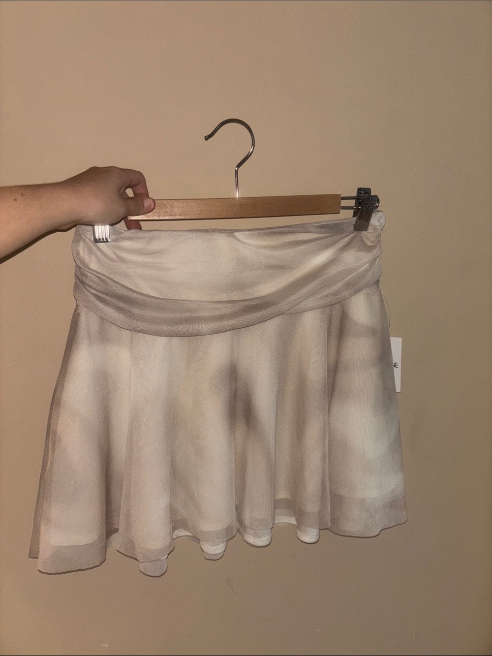 Women’s Sheer Layered Pink Skirt